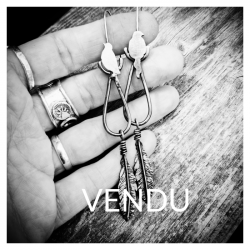 Boucles "Il te couvrira de ses plumes"