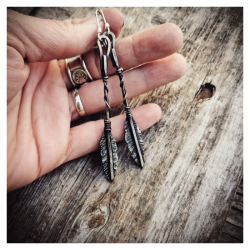 Boucles "Plumes divines"