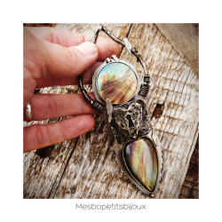 Pendentif coffre "Paix céleste"