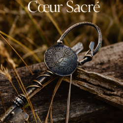 Pendentif clef  Cœur Sacré