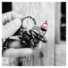 2 Pendentifs Cadenas et clef "A cœur ouvert"