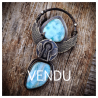 Pendentif Larimar "Le cœur joyeux"