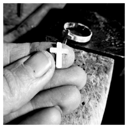 Croix en  argent 950