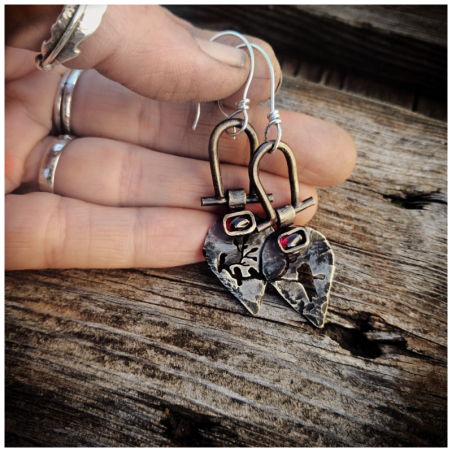 Boucles d’oreilles “Souffle ailé”