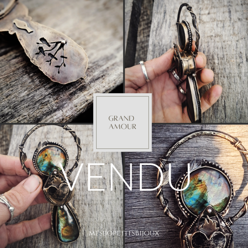 Pendentif COFFRE "Grand Amour"