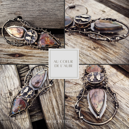 pendentif coffre "Au cœur de l'aube"