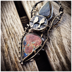 pendentif coffre "Au cœur de l'aube"