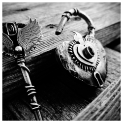 Duo pendentif clef cadenas