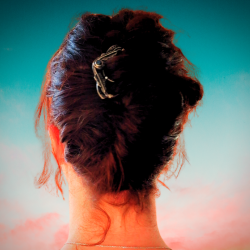 Epingle à cheveux laiton et labradorite