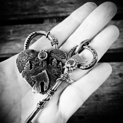 Duo pendentif  "Merveilles Boréales"