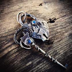 Duo pendentif  "Merveilles Boréales"