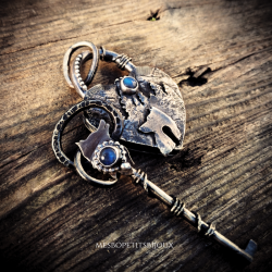 Duo pendentif  "Merveilles Boréales"