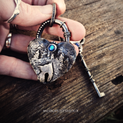 Duo pendentif  "Merveilles Boréales"