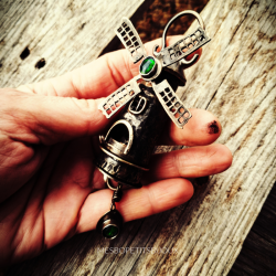 Pendentif Moulin Artisanal Français, Bijou d’Art , pendentif photo