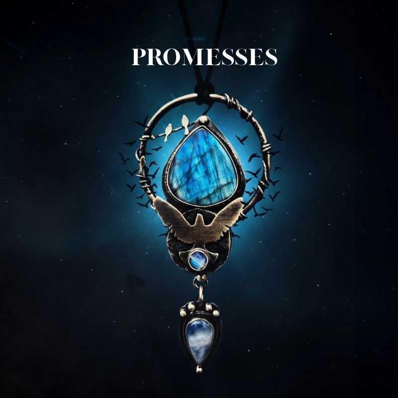 Pendentif coffre "Promesses"