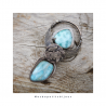 Pendentif Larimar "Le cœur joyeux"