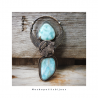 Pendentif Larimar "Le cœur joyeux"