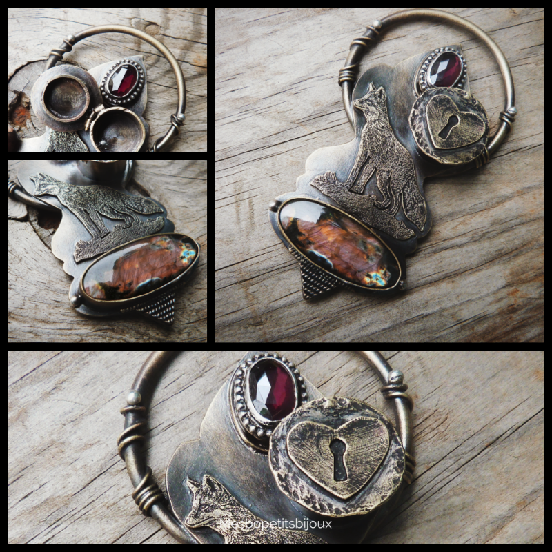 Pendentif coffre "Sauvage"