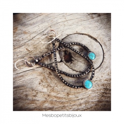 Boucles Turquoise Kingman